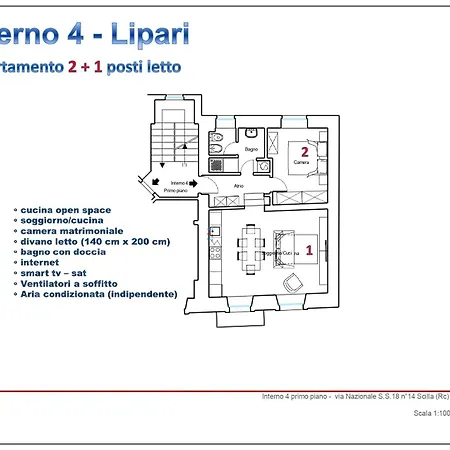Live & Dream Lipari Bilocale 1 Piano Scilla